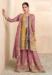 Picture of Chiffon Rosy Brown Straight Cut Salwar Kameez