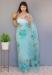 Picture of Sightly Organza Cadet Blue Saree