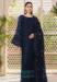 Picture of Georgette Midnight Blue Straight Cut Salwar Kameez