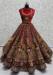 Picture of Pleasing Chiffon Dark Red Lehenga Choli