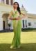 Picture of Comely Georgette Dark Khaki Saree