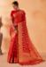 Picture of Statuesque Georgette Dark Red Saree