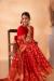 Picture of Statuesque Georgette Dark Red Saree