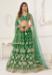 Picture of Statuesque Net Forest Green Lehenga Choli