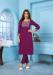 Picture of Admirable Cotton Purple Kurtis & Tunic