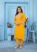 Picture of Gorgeous Cotton Yellow Kurtis & Tunic