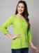 Picture of Excellent Rayon Yellow Green Kurtis & Tunic