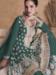 Picture of Georgette Sea Green Straight Cut Salwar Kameez