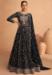 Picture of Comely Georgette Black Anarkali Salwar Kameez