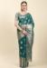 Picture of Shapely Silk & Organza Sea Green Saree