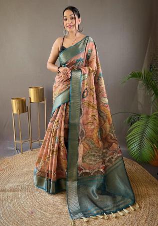 Picture of Stunning Silk Wheat Saree