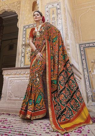 Picture of Bewitching Silk Sienna Saree