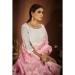 Picture of Gorgeous Silk & Organza Light Coral Saree