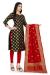 Picture of Pleasing Silk Black Straight Cut Salwar Kameez