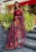 Picture of Enticing Organza Maroon Saree