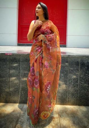 Picture of Excellent Organza Sienna Saree