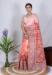 Picture of Splendid Organza Salmon Saree