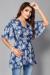 Picture of Ravishing Crepe Dark Slate Blue Kurtis & Tunic