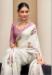 Picture of Nice Georgette Off White Saree