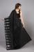 Picture of Pretty Georgette Black Saree