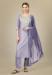 Picture of Silk Light Slate Grey Readymade Salwar Kameez