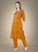 Picture of Cotton Dark Golden Rod Readymade Salwar Kameez