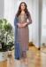 Picture of Amazing Georgette Grey Straight Cut Salwar Kameez