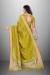 Picture of Lovely Cotton & Organza Golden Rod Saree