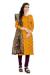 Picture of Well Formed Silk Orange Straight Cut Salwar Kameez