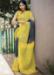 Picture of Magnificent Linen Yellow Saree