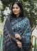 Picture of Radiant Linen Cadet Blue Saree