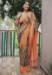 Picture of Radiant Linen Rosy Brown Saree