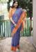 Picture of Taking Linen Cadet Blue Saree