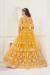 Picture of Charming Net Dark Golden Rod Lehenga Choli