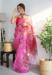 Picture of Ravishing Organza Pale Violet Red Saree