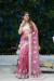 Picture of Stunning Organza Pale Violet Red Saree