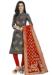 Picture of Exquisite Silk Slate Grey Straight Cut Salwar Kameez