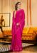 Picture of Fascinating Chiffon & Satin Medium Violet Red Saree