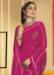 Picture of Fascinating Chiffon & Satin Medium Violet Red Saree