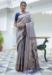 Picture of Exquisite Silk Light Slate Grey Saree