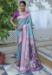 Picture of Exquisite Silk Cadet Blue Saree