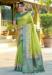 Picture of Excellent Silk Olive Drab Saree