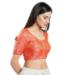 Picture of Alluring Brasso Indian Red Designer Blouse