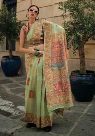 Picture of Beauteous Silk Dark Khaki Saree