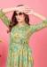 Picture of Magnificent Rayon Dark Sea Green Kurtis & Tunic