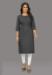 Picture of Good Looking Rayon Dim Gray Kurtis & Tunic