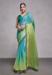 Picture of Stunning Organza Light Sea Green Saree