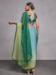 Picture of Stunning Organza Light Sea Green Saree