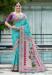 Picture of Pleasing Silk Medium Turquoise Saree