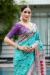 Picture of Pleasing Silk Medium Turquoise Saree